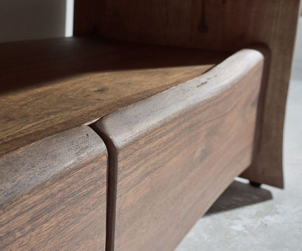 TV stolek Live Edge 230 cm akácie hnědá 4 zásuvky - Image 4