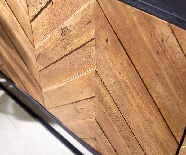 Komoda Famke 145 cm mango teak 3 dvířka - Image 7