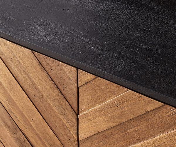 Komoda Famke 145 cm mango teak 3 dvířka - Image 3