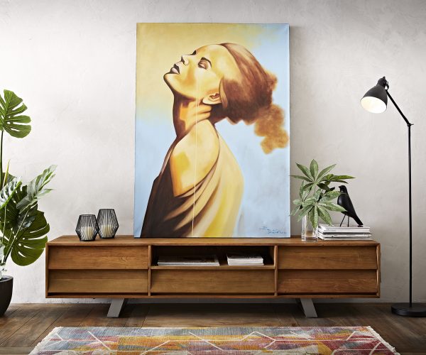 Obraz Young Žena 120x170 cm vícebarevná akryl na plátně - Image 3