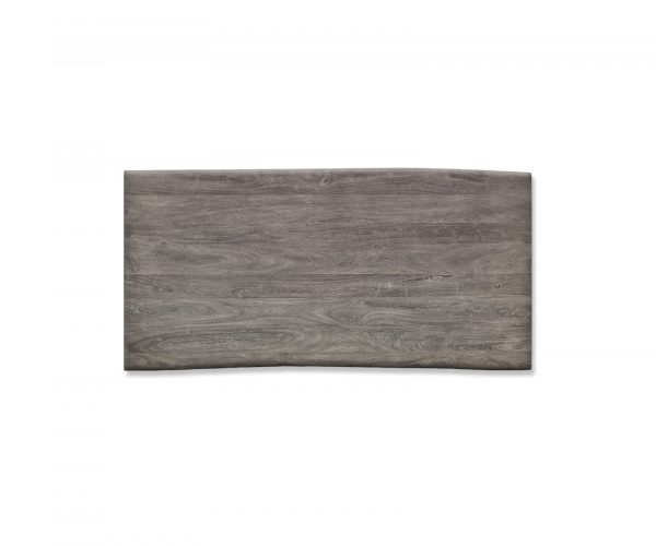 Jídelní stůl Edge 200x100 XL akácie platina plochá ocel černá - Image 4