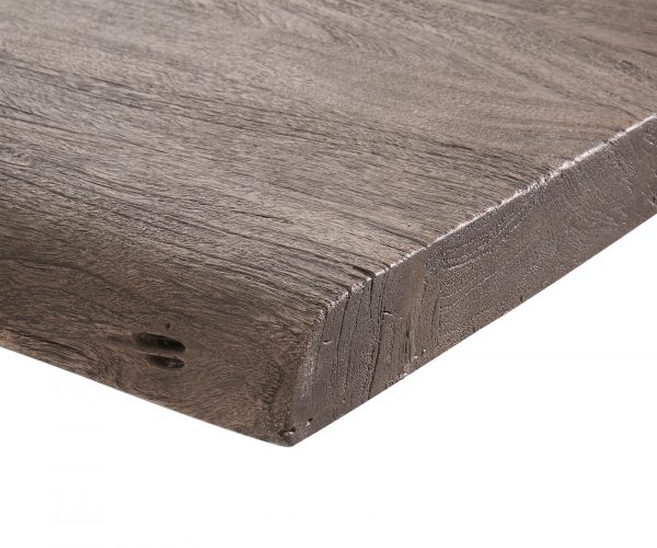 Jídelní stůl Edge 180x90 XL akácie podnož platina černá - Image 5