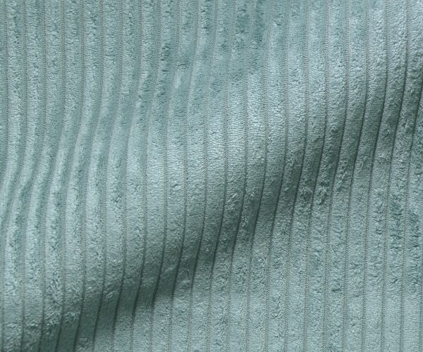 Boxspring postel Dream-Well 180x200 cm manšestr pastelově modrá s matrací a topperem - Image 3
