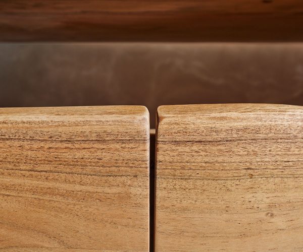 TV stolek Live Edge 145 cm akácie přírodní přihrádka 3 zásuvky - Image 5