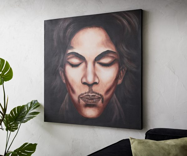 Obraz Prince 120x120 cm vícebarevný recyklovaný kov - Image 2