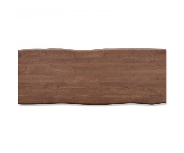 Jídelní stůl Edge 260x100 cm XL akácie hnědá kov černá - Image 4