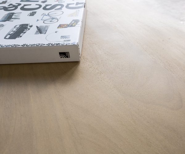 Konferenční stolek Libina 120x60 cm mango bílá 2 zásuvky černý kov - Image 3