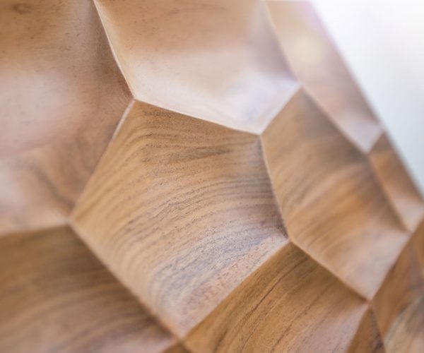 Komoda Solu 175 cm přírodní akácie 2 dvířka 3 zásuvky 3D - Image 3