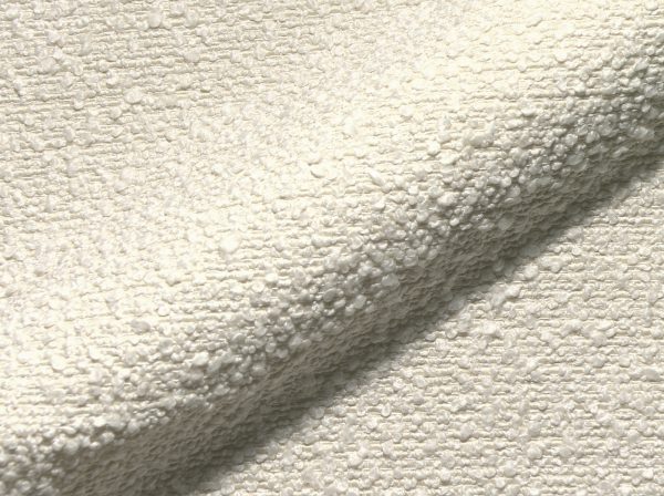 Pohovka ve tvaru "U" Estrea 410x155 cm bouclé krémovo-bílá kulatá - Image 3