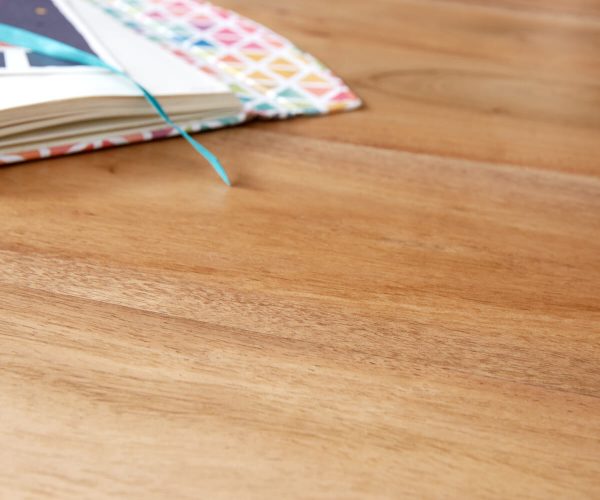 Jídelní stůl Edge 200x100 cm XL přírodní akácie skleněná podnož - Image 7