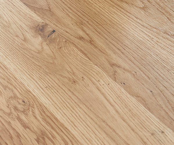 Jídelní stůl Edge 300x100 cm přírodní dub podnož plochá kov černá - Image 3