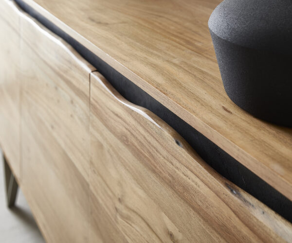 Komoda Stonegrace 147x45 cm přírodní akácie 3 dvířka - Image 6