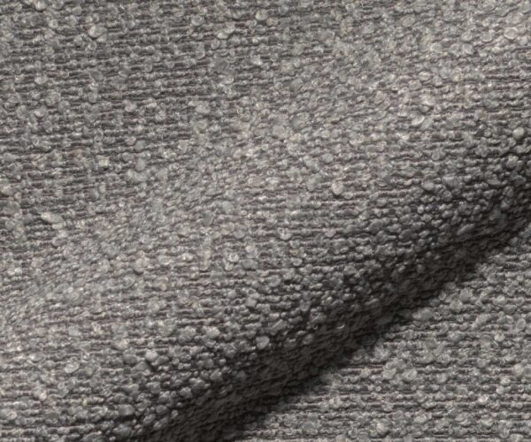 Otočná židle Heira-Flex s područkami křížová podnož zúžená nerezová bouclé stříbrnošedá 180° otočná taštičkové pružiny - Image 3