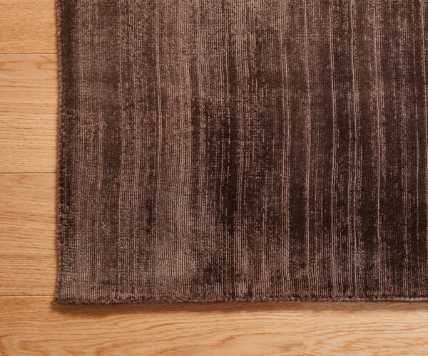 Koberec Basic 240x310 cm tmavě hnědý ručně tkaný - Image 4