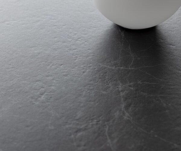Jídelní stůl Edge 300x100 keramika Laminam® Nero Greco antracitová podnož Infinity kovová černá - Image 4