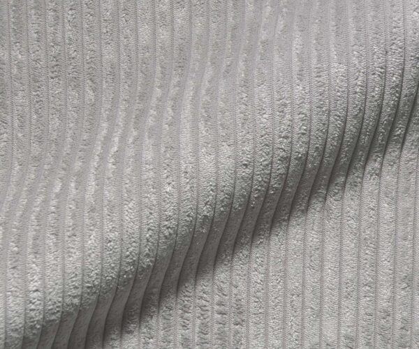 Boxspring postel Dream-Well manšestr stříbrnošedá 200x200 cm s taštičkovou pružinovou matrací a topperem visco - Image 3