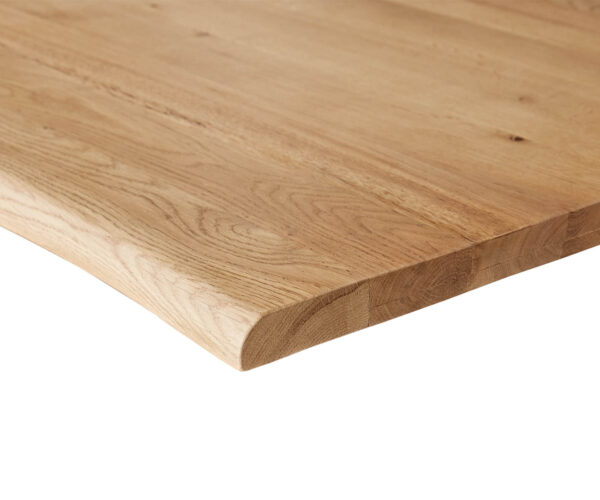Jídelní stůl Edge 260x100 cm přírodní dub nerezová ocel široká live - Image 5