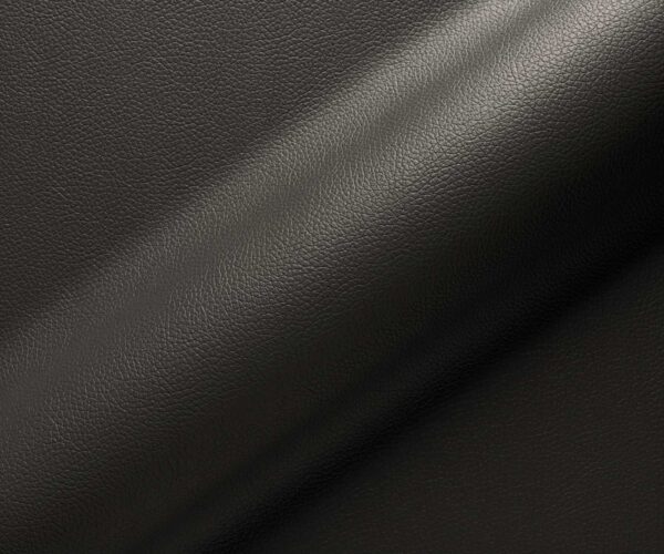 Jídelní židle Vinka-Flex s područkami křížová podnož široká kov pravá kůže černá 360° - Image 3