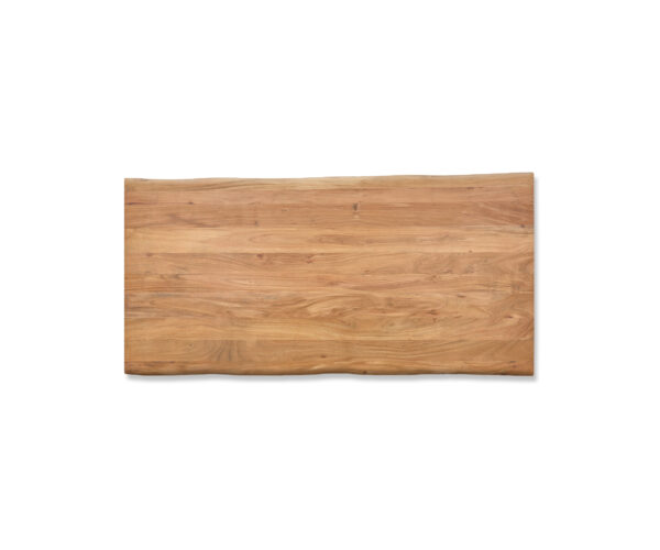 Stolová deska 200x100 cm s přírodní akácie nepravidelná hrana - Image 2