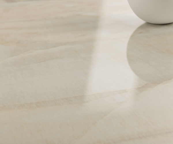 Jídelní stůl Edge oválný 220x120 keramika Iris FmG Onice Oro Zenthara hranatá kovová podnož titanová - Image 6
