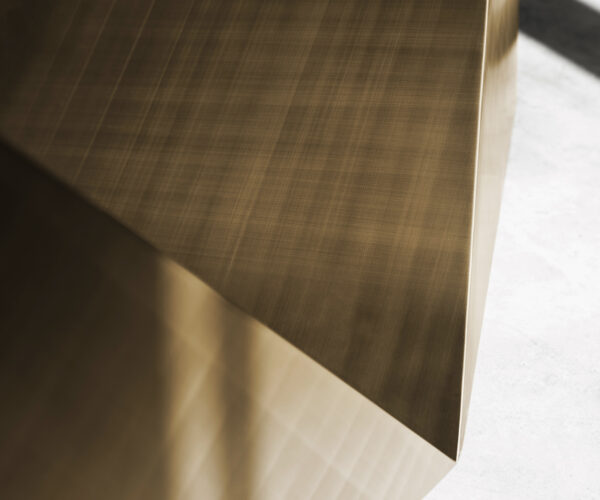 Étkezőasztal Edge 300x100 kerámia Minas melange fehér bézs prisma metál arany - Image 6
