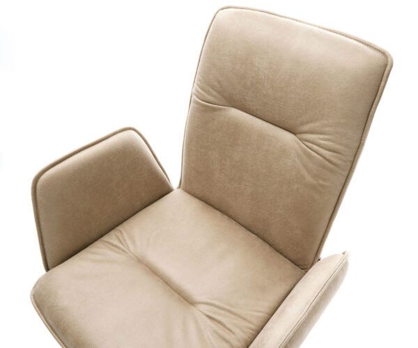 Jídelní židle Vinja-Flex béžová vintage tenká podnož černá - Image 4