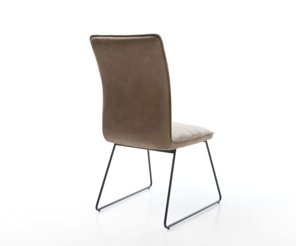 Jídelní židle Maddy-Flex taupe vintage tenká podnož černá - Image 5