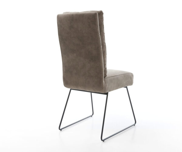 Jídelní židle Pela-Flex taupe vintage tenká podnož černá - Image 5
