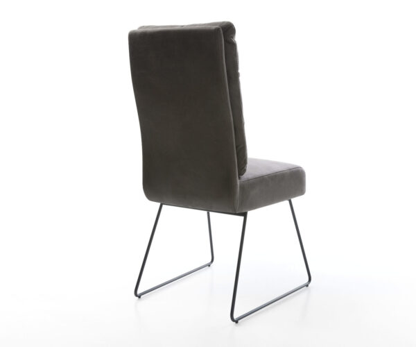 Jídelní židle Pela-Flex antracitová vintage černá podnož - Image 5
