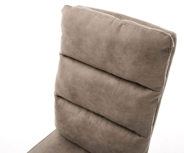 Jídelní židle Pela-Flex taupe vintage konzolová podnož plochá nerezová ocel - Image 4
