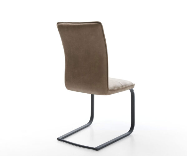 Jídelní židle Maddy-Flex taupe vintage konzolová podnož plochá černá - Image 5