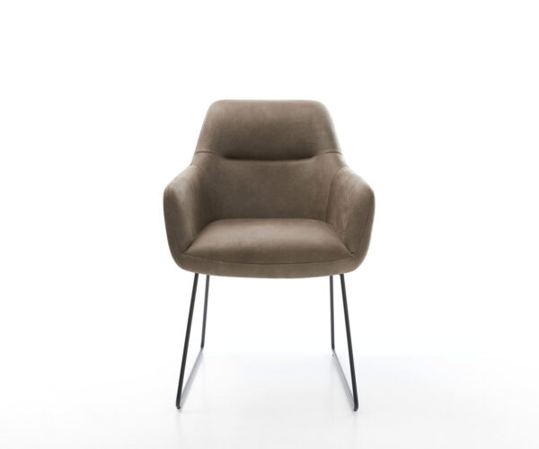 Jídelní židle Pejo-Flex taupe vintage černá podnož - Image 2