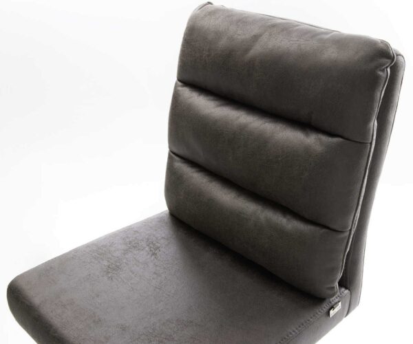 Barová židle Pela-Flex vintage antracitová kovová podnož - Image 4