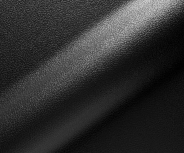 Otočná židle Greg-Flex černá pravá kůže křížová podnož hranatá nerezová ocel - Image 3