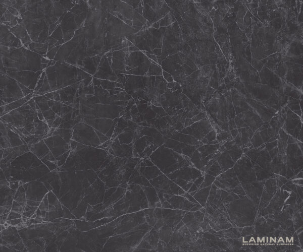 Jídelní stůl Edge 300x100cm Laminam® keramika šedá podnož plochá ocel černá - Image 3