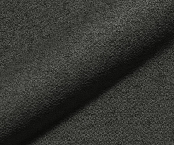 Jídelní židle Elda-Flex Texturovaná tkanina Antracit Rám z nerezové oceli s ližinami - Image 3