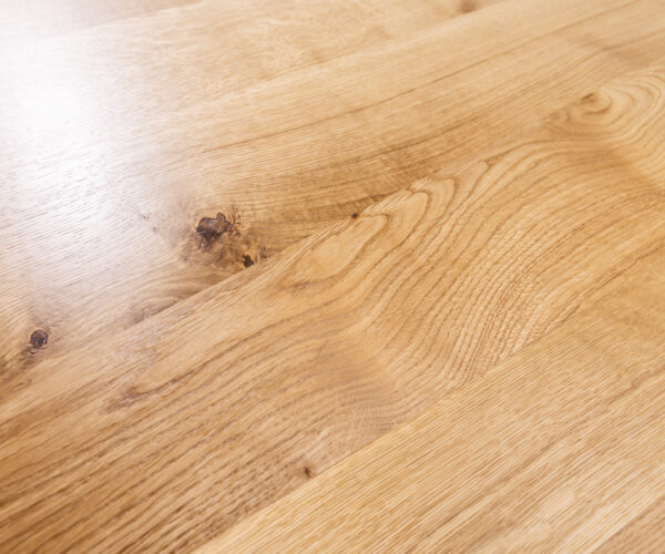 Jídelní stůl Edge 300x100 cm zaoblená přírodní dub švýcarská hrana - Image 3