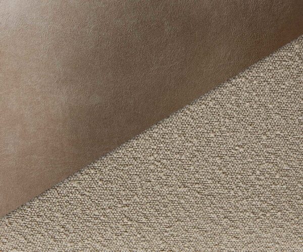 Jídelní židle Alja-Flex podnož zúžená nerezová ocel smíšené materiály taupe taštičkové pružiny - Image 3